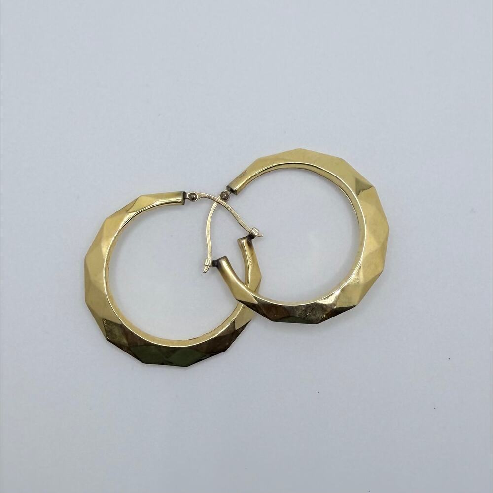Vintage 14k Gold Hoop Earrings